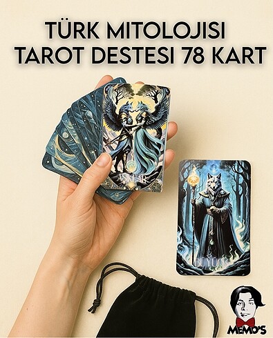 TÜRK MİTOLOJİSİ TAROT DESTESİ 78 KART
