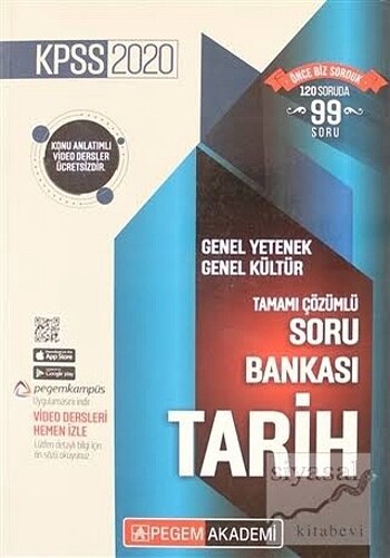 Pegem yayınları tarih soru bankası