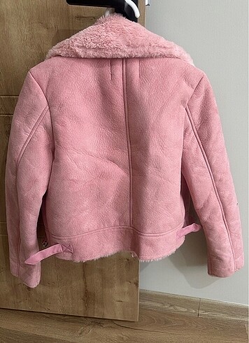xs Beden STRADİVARİUS PEMBE BİKER CEKET