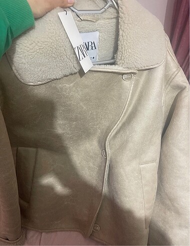 Zara Zara biker ceket bej