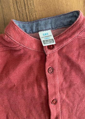 LC Waikiki Bordo Erkek Çocuk Keten Gömlek