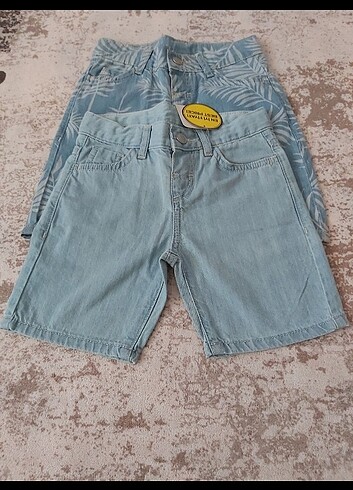 LC Waikiki LCW Erkek Çocuk Keten & Jean Şort 3 4 y