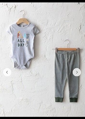 LCW Erkek Bebek Zıbın + Pijama Alt tk