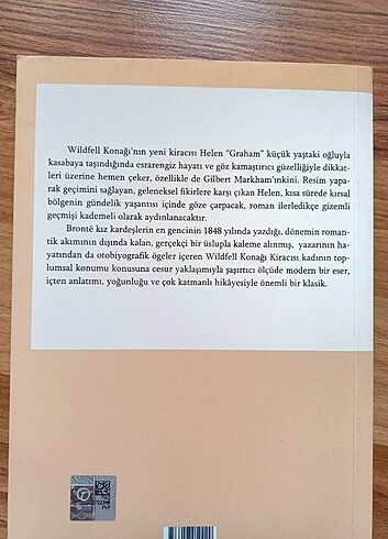  Anne Bronte | Wildfall Konağı Kiracısı