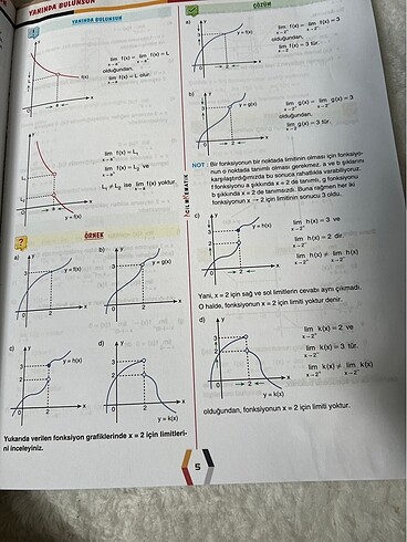  Beden Renk Acil matematik limit-türev 