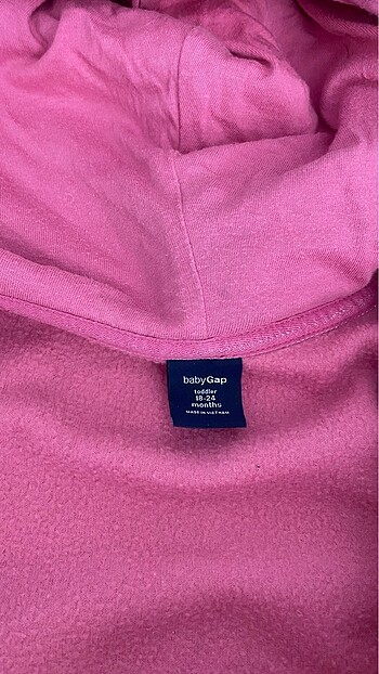 18-24 Ay Beden Gap sweat hırka