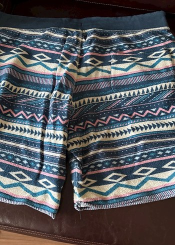 Bohem Çok Renkli Örgü Erkek Şort - Görsel 3