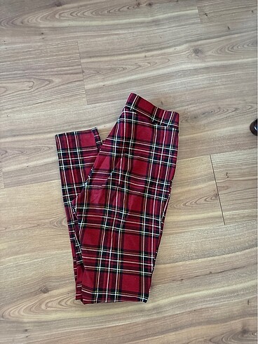 ZARA ekose pantolon - Görsel 3