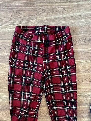 ZARA ekose pantolon - Görsel 2