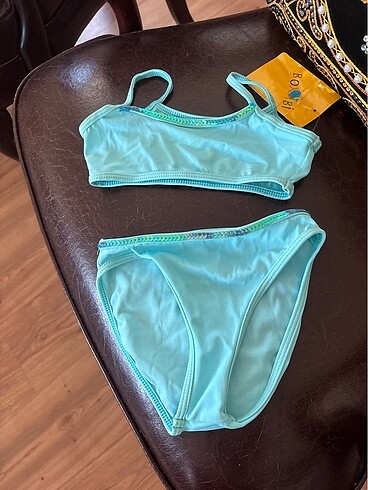 Pullu çocuk bikini