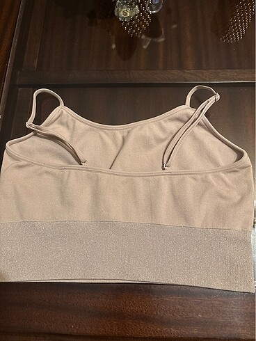 m Beden H&M simli Bej rengi büstiyer
