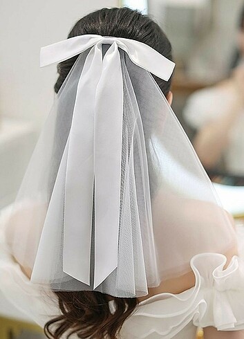 gelin duvağı nikah şapkası nikah kepi düğün after bride duvağı B