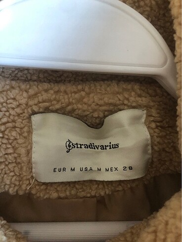 m Beden camel Renk stradivarius pelüş ceket