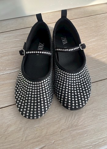 Zara Payetli Blok Topuklu çocuk Babet - Görsel 5