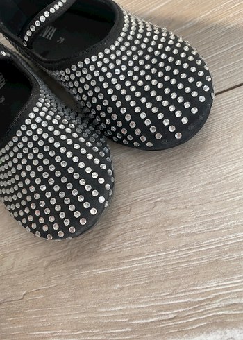 Zara Payetli Blok Topuklu çocuk Babet - Görsel 4