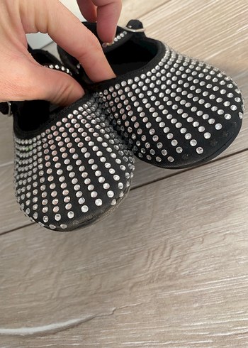 Zara Payetli Blok Topuklu çocuk Babet - Görsel 3