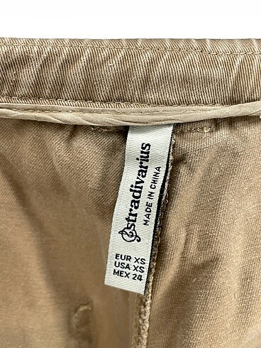 xs Beden kahverengi Renk Stradivarius Düz Kesim %70 İndirimli.