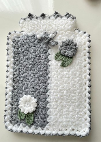 El Yapımı Örgü Mutfak Seti - Görsel 4