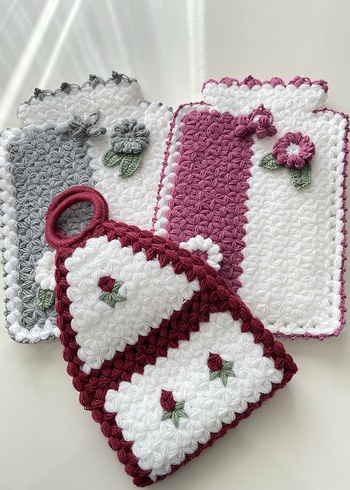 El Yapımı Örgü Mutfak Seti - Görsel 3