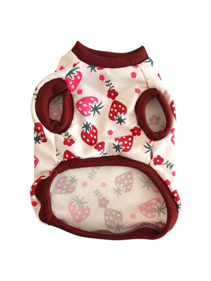 Beyaz Renkli Desenli  Köpek Kıyafeti - Görsel 2