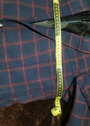 laciver Kareli Erkek Takım Elbise Ceket - Görsel 4