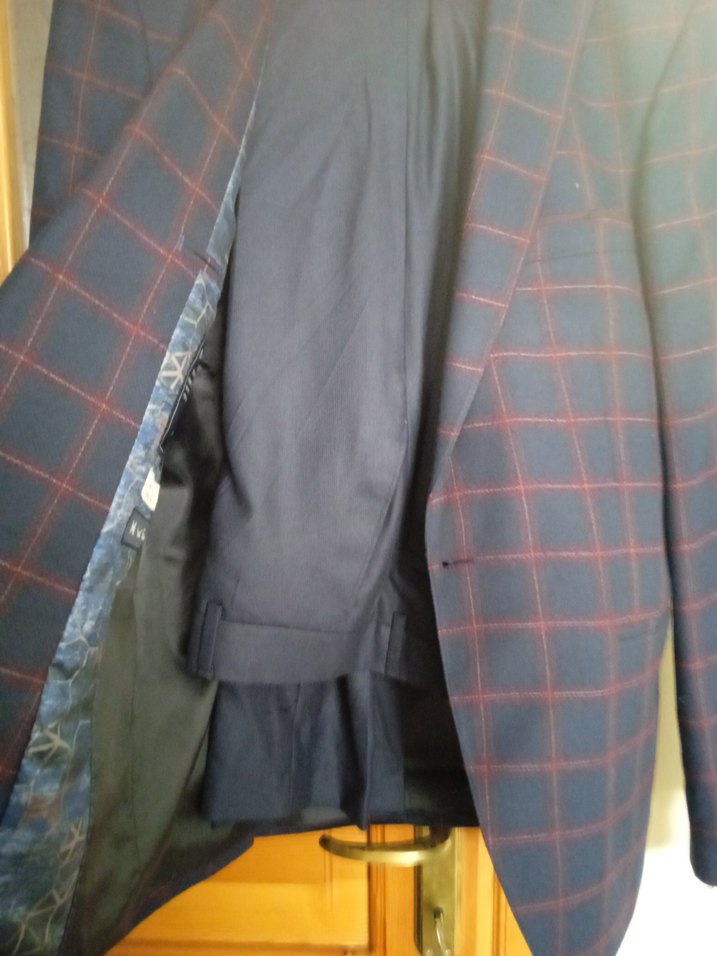 laciver Kareli Erkek Takım Elbise Ceket - Görsel 3