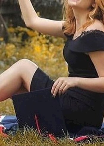 Siyah Drapeli Straplez Midi Mezuniyet Elbisesi - Görsel 2