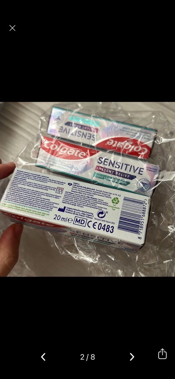 Meridol/Colgate/OralB Diş Macunu 5 tane 20 ml 165 - Görsel 5