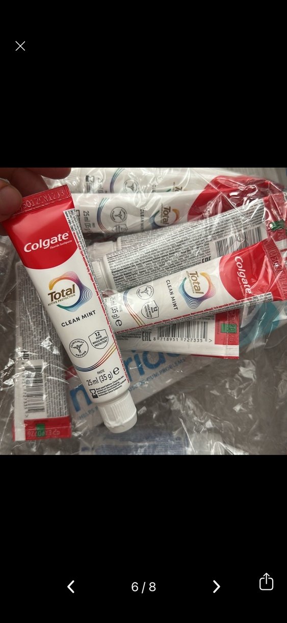 Meridol/Colgate/OralB Diş Macunu 5 tane 20 ml 165 - Görsel 3