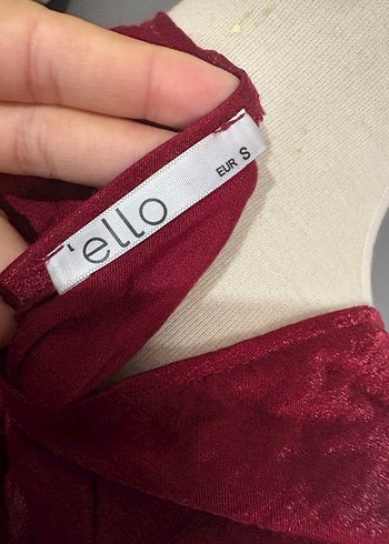 Bordo Parlak Kadın Bohem Uzun Kollu Uzun Elbise - Görsel 5