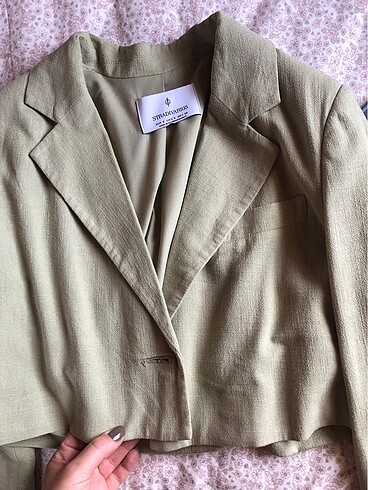 Stradivarius Stradivarius mint yeşili blazer ceket