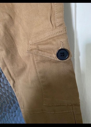 Kahverengi kargo  Pantolon - Görsel 3