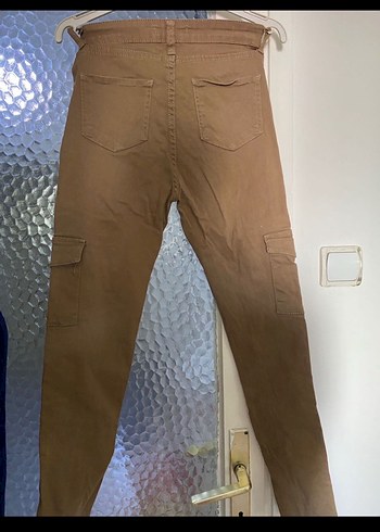 Kahverengi kargo  Pantolon - Görsel 4