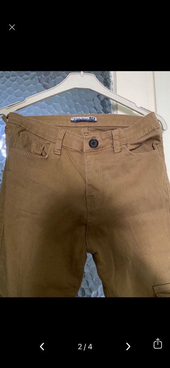 Kahverengi kargo  Pantolon - Görsel 2