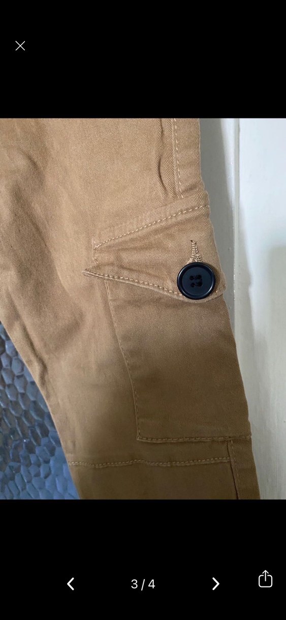 Kahverengi kargo  Pantolon - Görsel 3