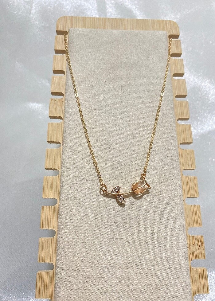 Lale gold kolye - Görsel 2