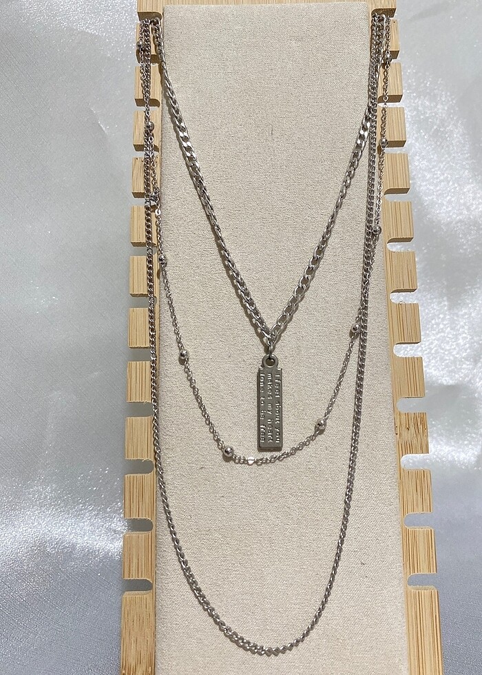 Çelik birleşik kolye - Görsel 2