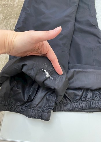Unisex Siyah Kayak Pantolonu, Belden Kemerli, Rahat Kesim - Görsel 7
