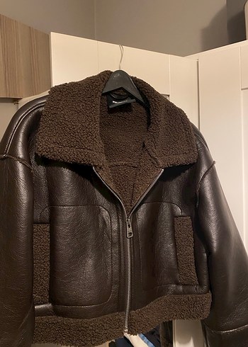 Pull&Bear Kürklü Deri Ceket