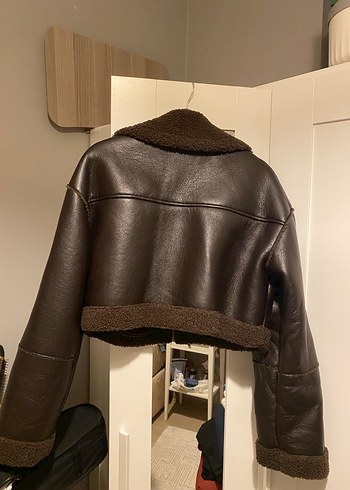 Pull and Bear Pull&Bear Kürklü Deri Ceket