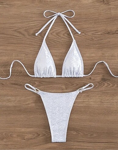 s Beden beyaz Renk Bikini takımları
