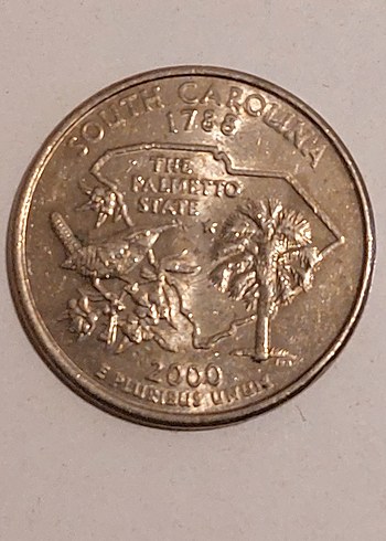 2000(milenyum) basım ABD Çeyrek Dolar madeni para - Görsel 4