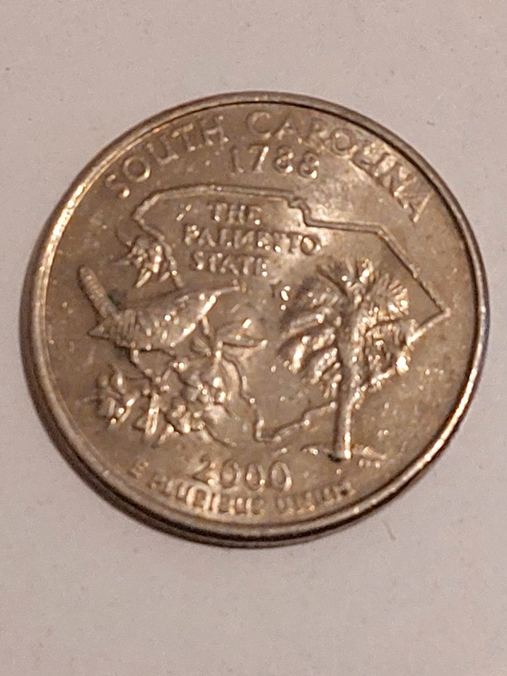 2000(milenyum) basım ABD Çeyrek Dolar madeni para - Görsel 2