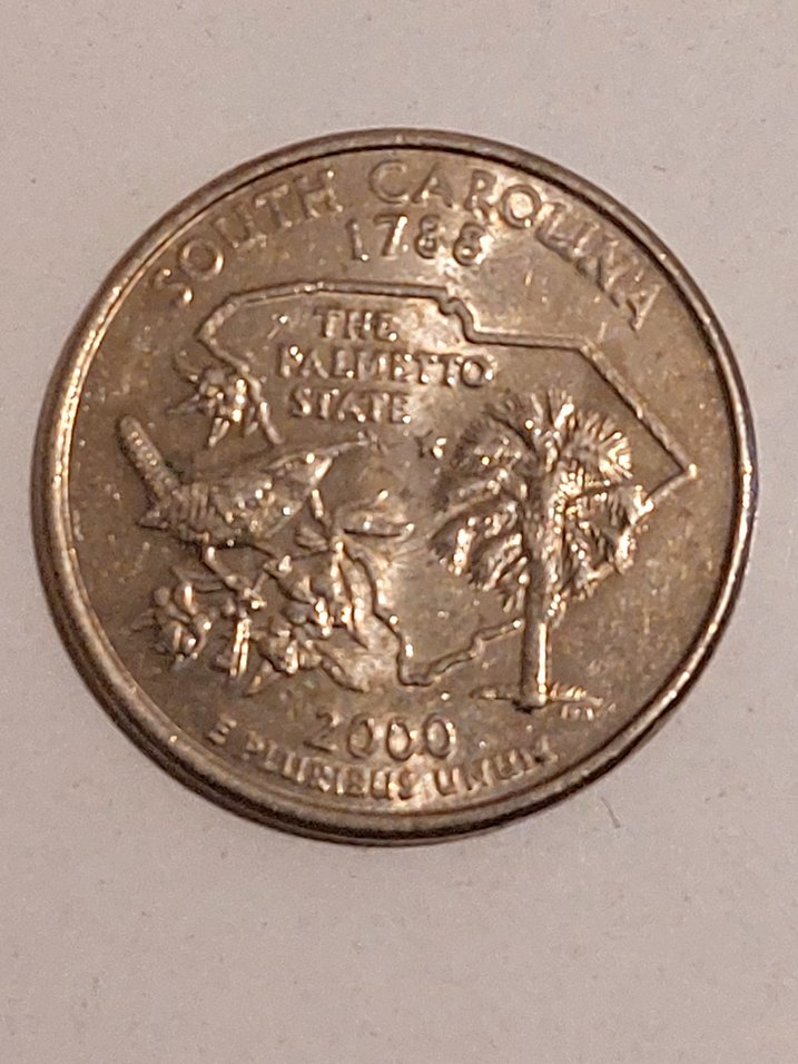 2000(milenyum) basım ABD Çeyrek Dolar madeni para - Görsel 4