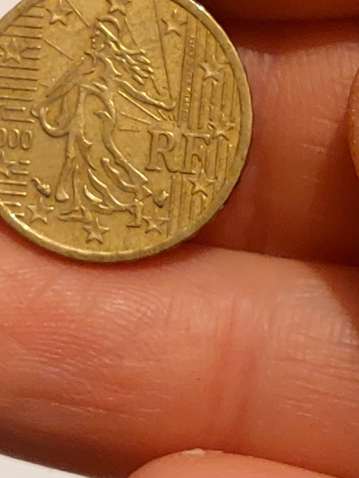 2000(milenium) basım 10 Euro Cent madeni para - Görsel 3