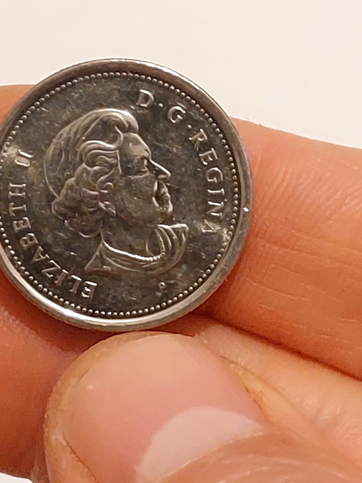 2005 Basım II. Elisabeth Canada 25 cent madeni para - Görsel 4