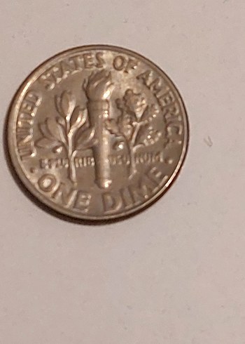 ABD 1 Dime 1992 basım para - Görsel 2