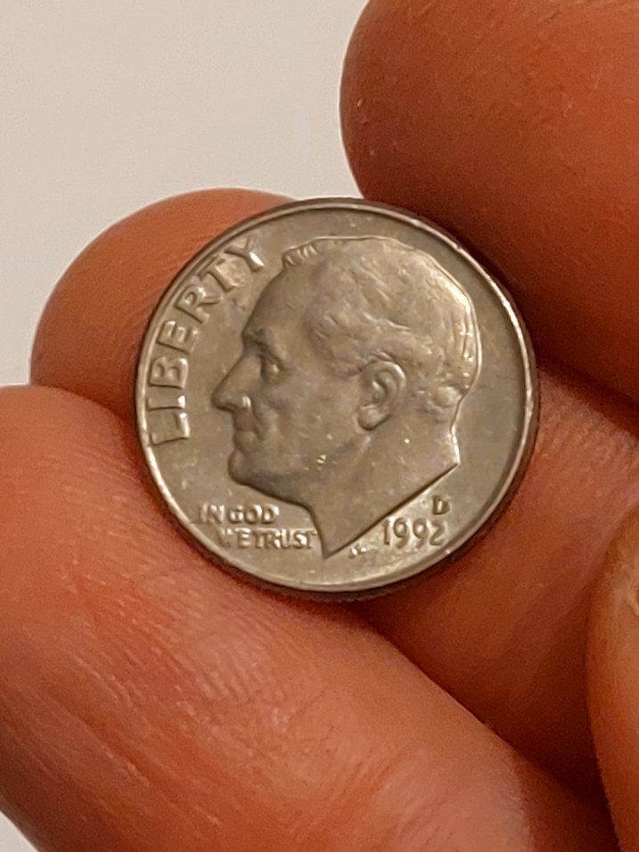 ABD 1 Dime 1992 basım para - Görsel 3