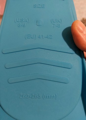 Decathlon 41-42 numara Havuz yüzüme paleti - Görsel 6