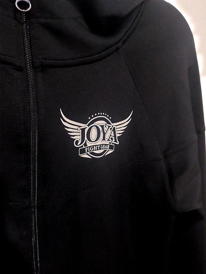 Joya Fight Gear S beden Siyah Kapşonlu Spor üst - Görsel 3